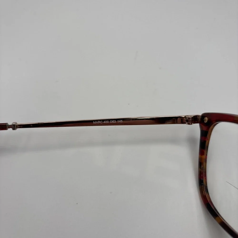 MARC JACOBS EYEGLASS FRAME MARC 400 O63 54/18/145 RED PINK ORANGE GOLD #D169